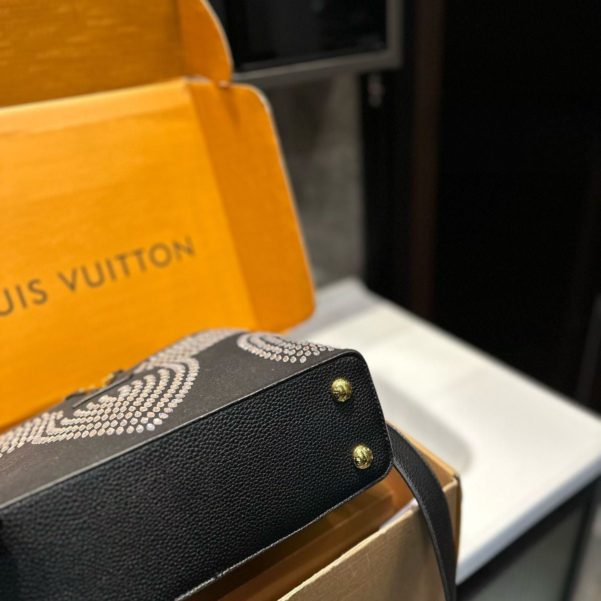 LV Capucines Diamond Bag