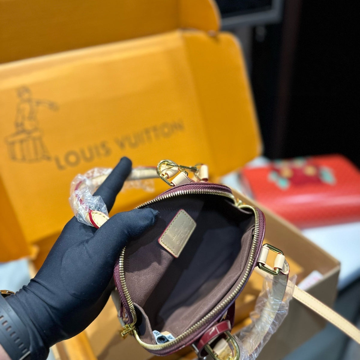 LV Alma BB Shell Bag