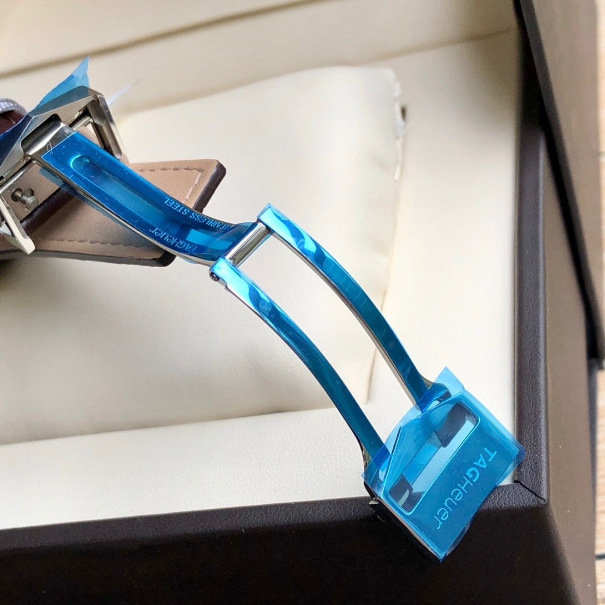 TAG Heuer Carrera Calibre 5 Automatic Watch with Leather Strap