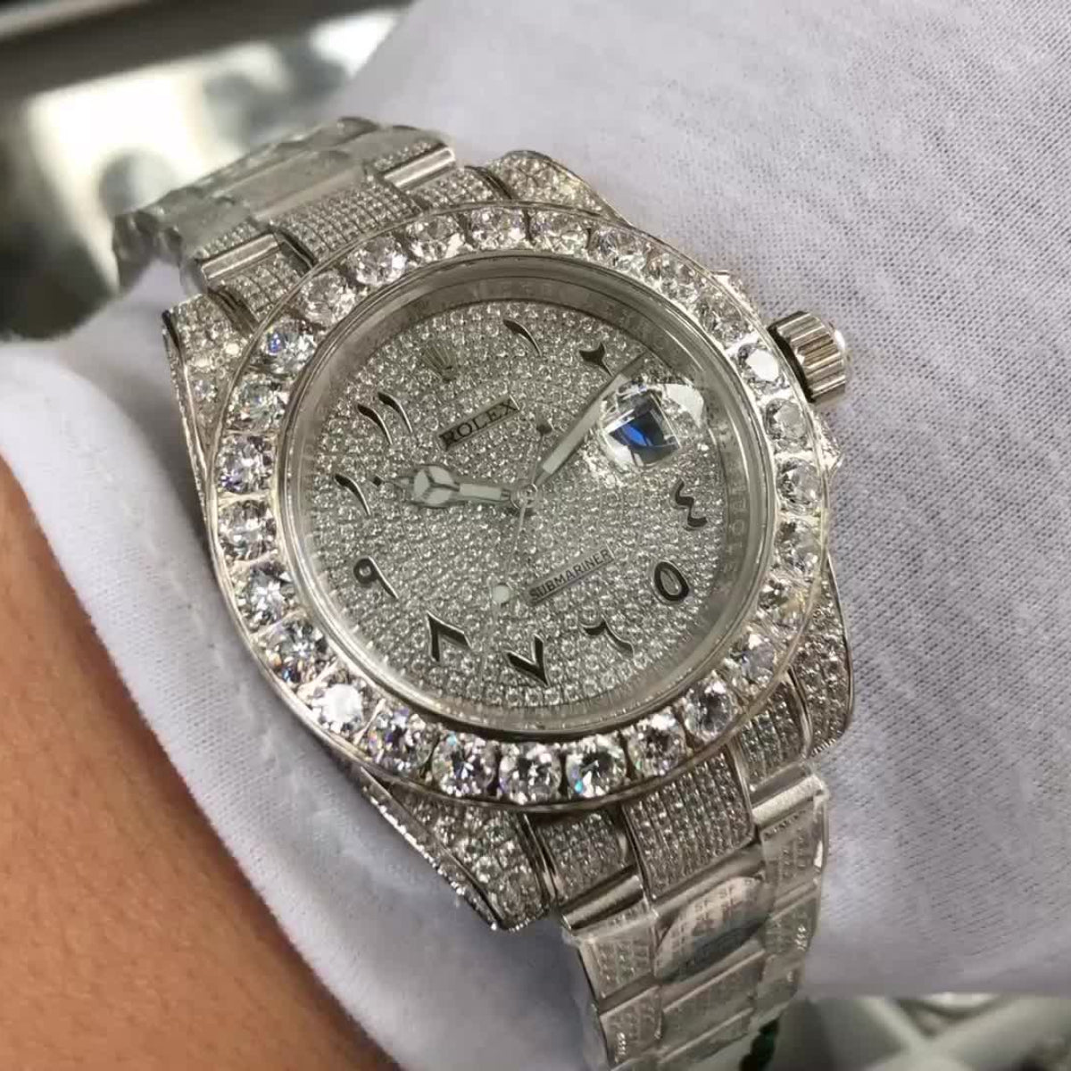 Rolex Submariner Diamond Master Watch
