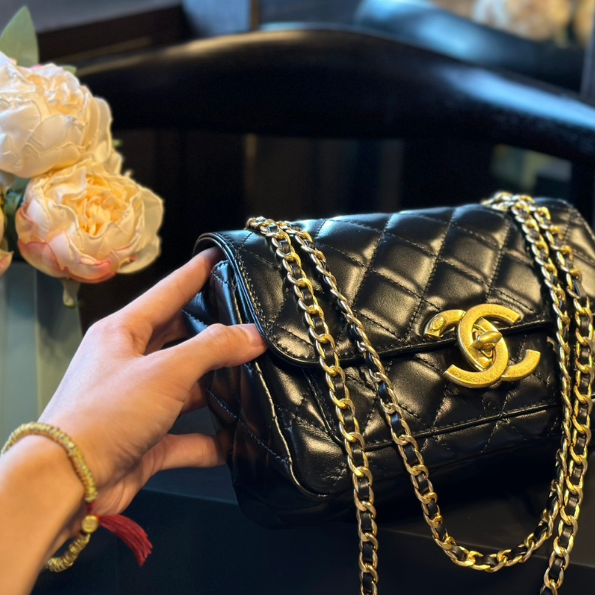 Chanel Cowhide Flap Bag