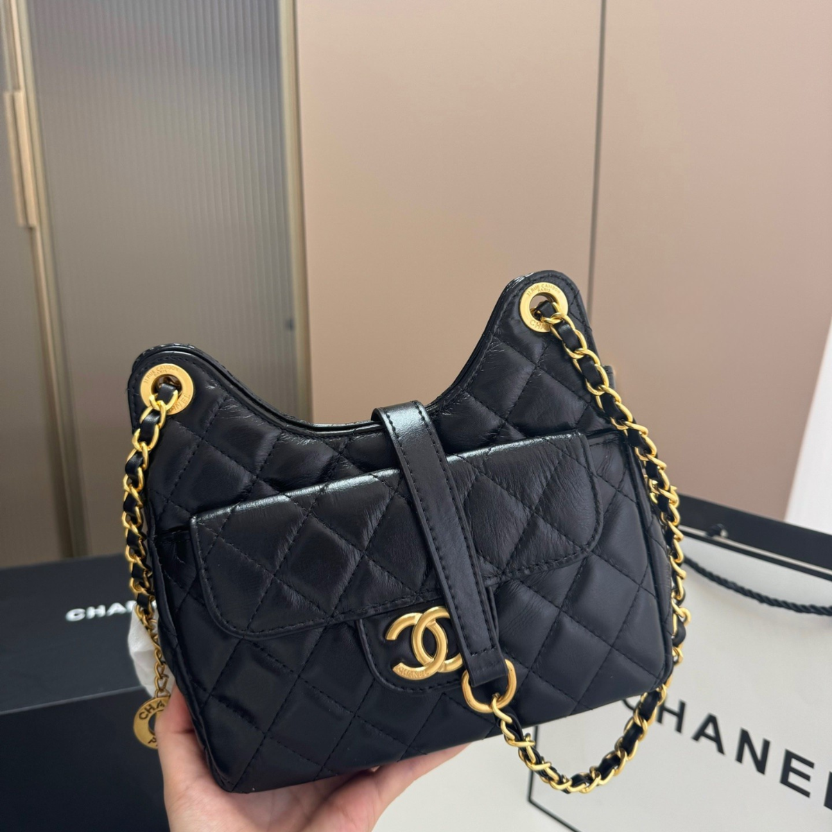 Chanel C Hobo Bag
