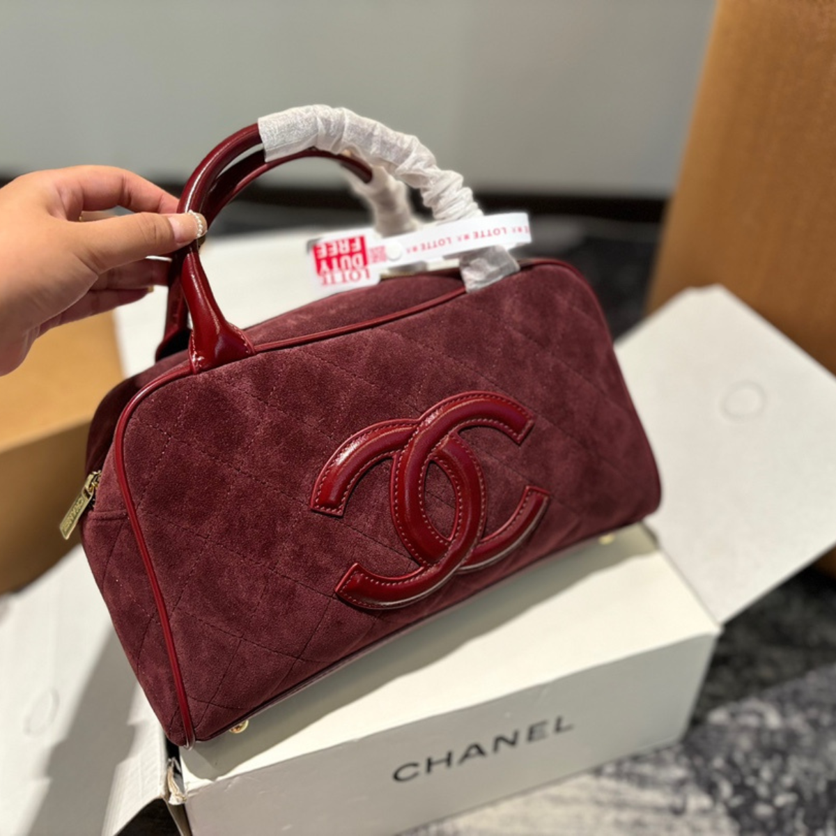 Chanel Vintage Bowling Bag