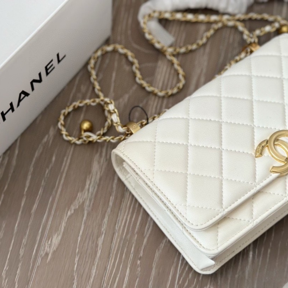 Chanel Double Ball WOC