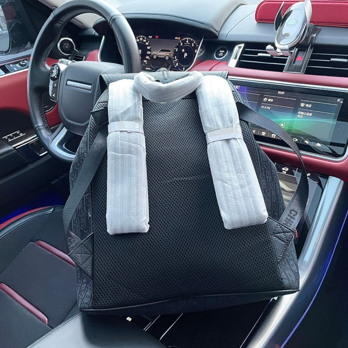 Dior Monogram Leather Backpack Bag