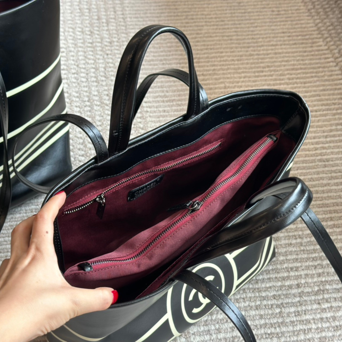 Chanel Medieval Vintage Shopping Bag
