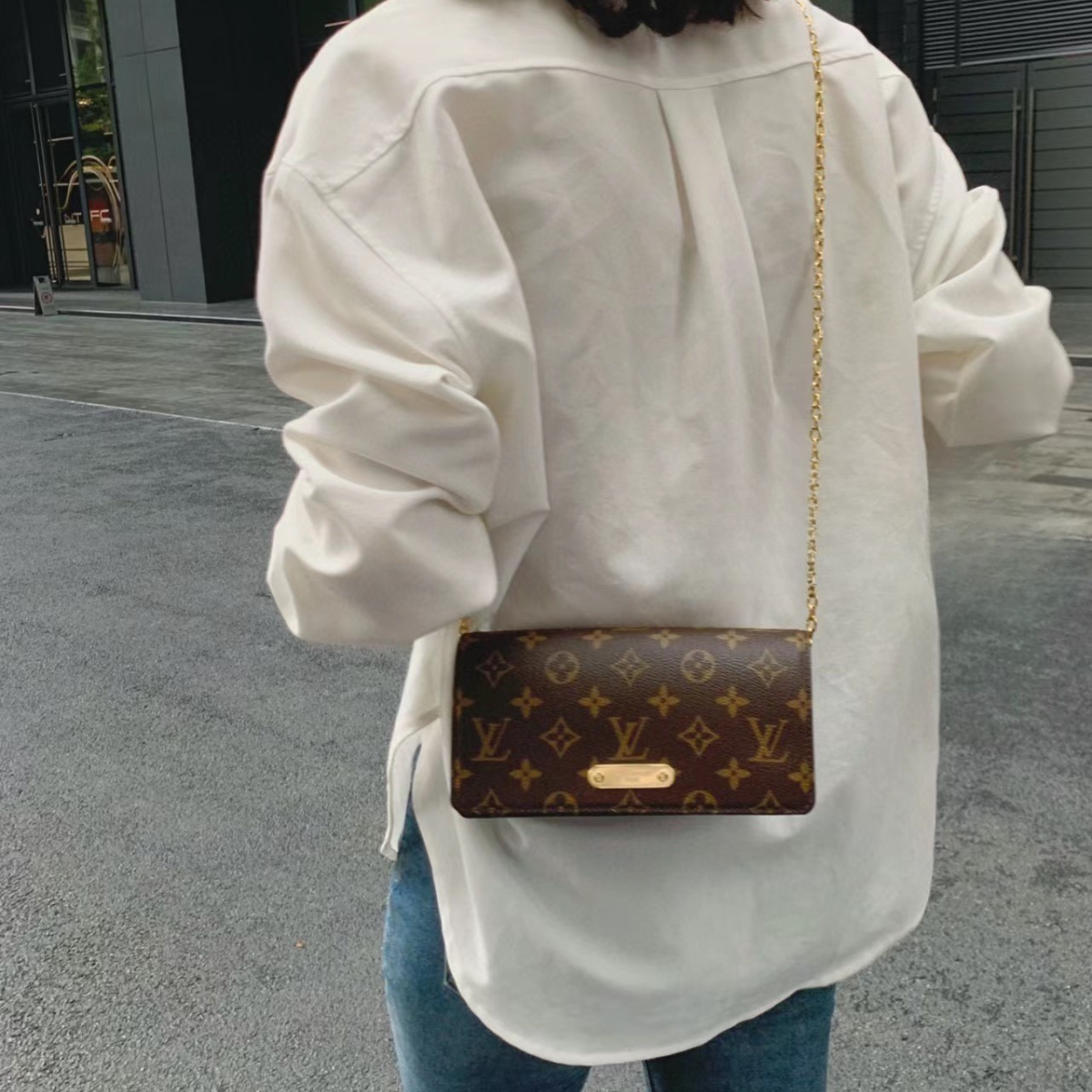 LV WOC Chain Wallet Bag