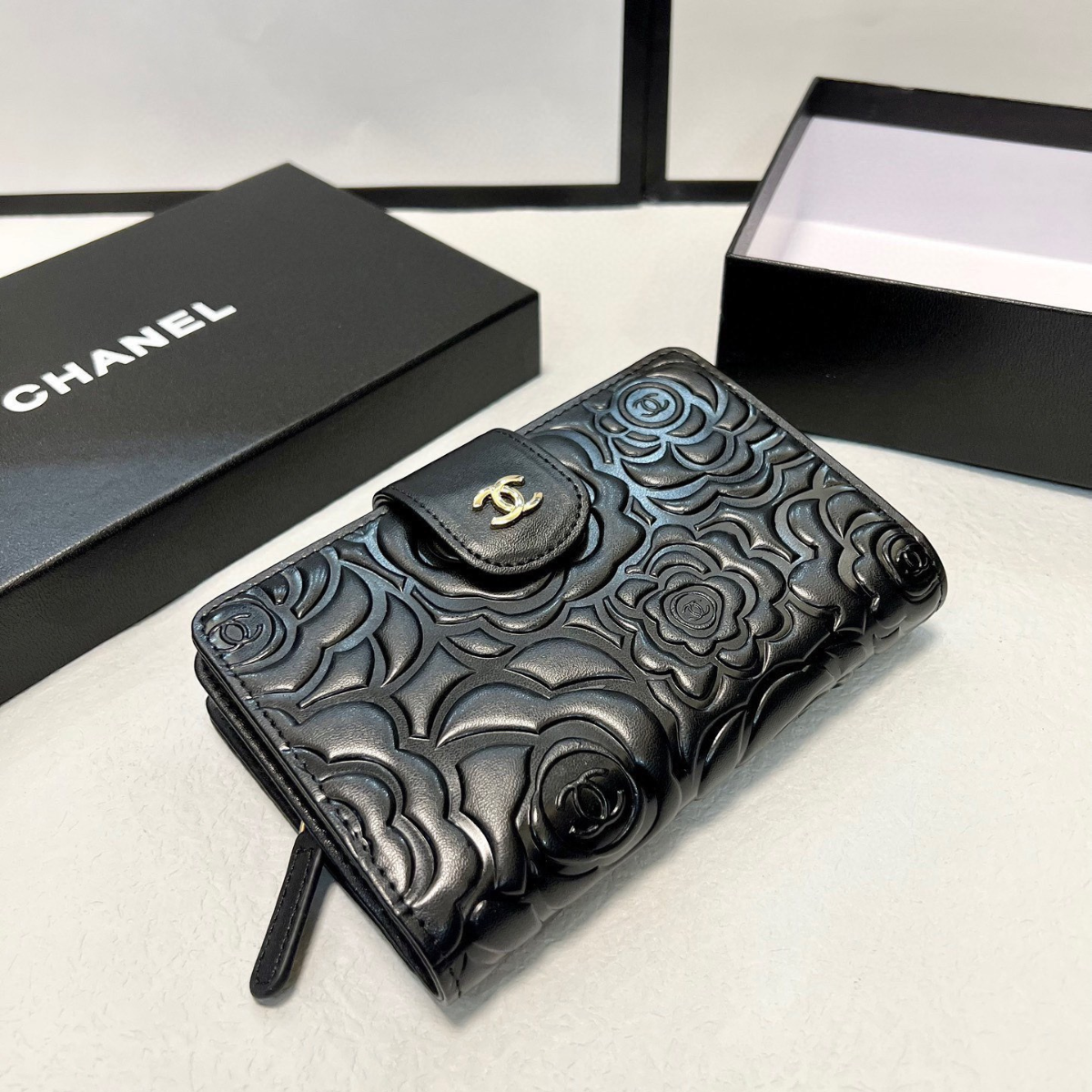 Chanel Black Short Wallet