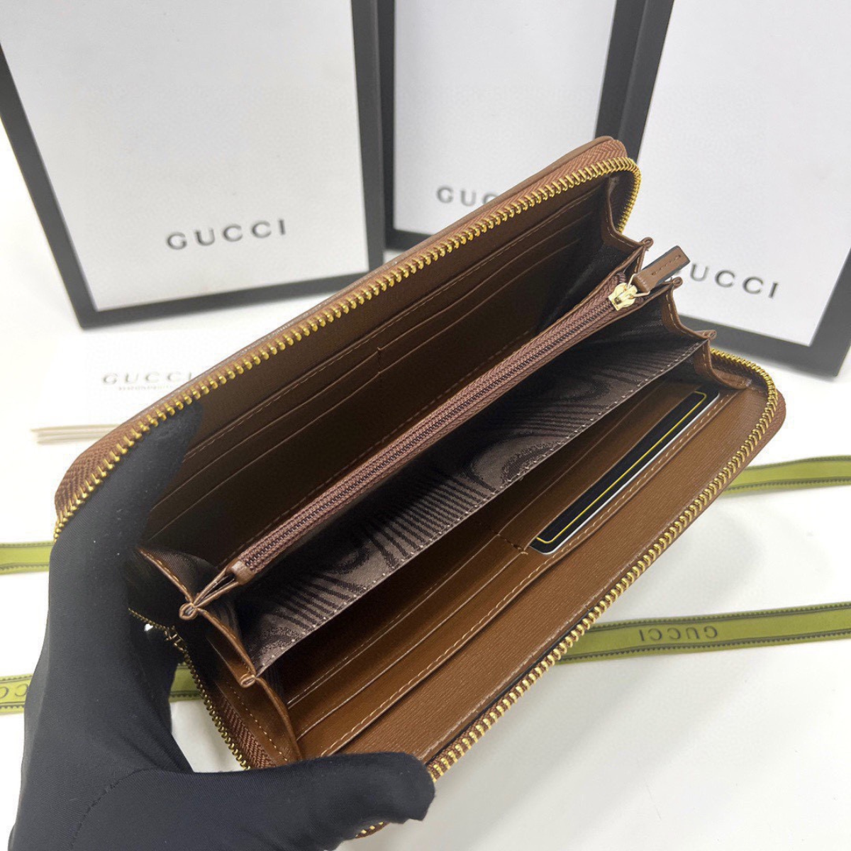 Gucci Horsebit Zip Wallet