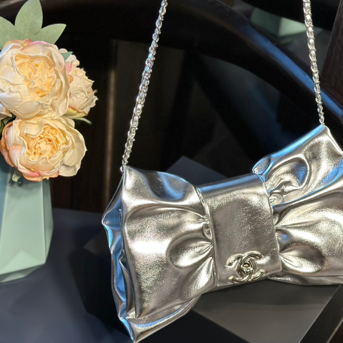 Chanel Bow Evening Bag