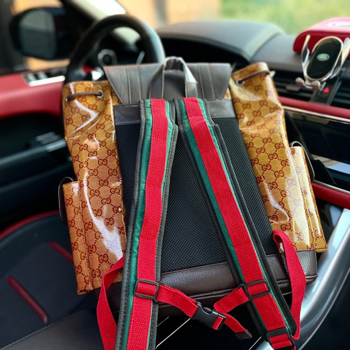 Gucci GG Adidas Logo Backpack