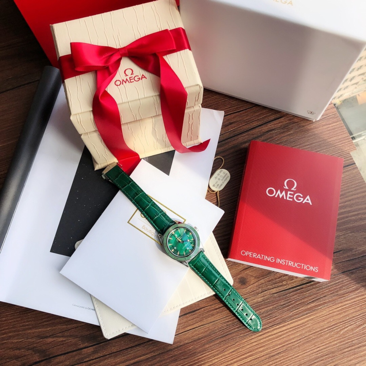 Omega Seamaster 300 Green Watch