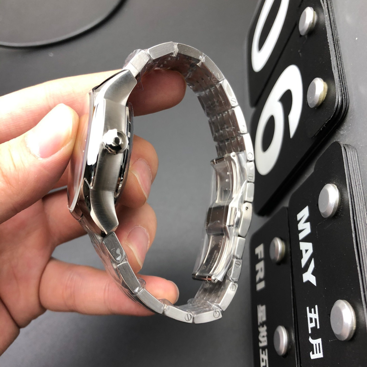 Omega Black Butterfly Flight Watch