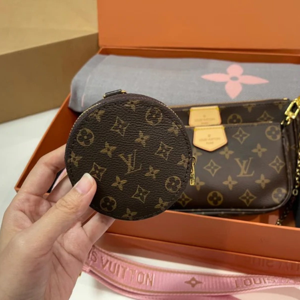 LV Mahjong Bag