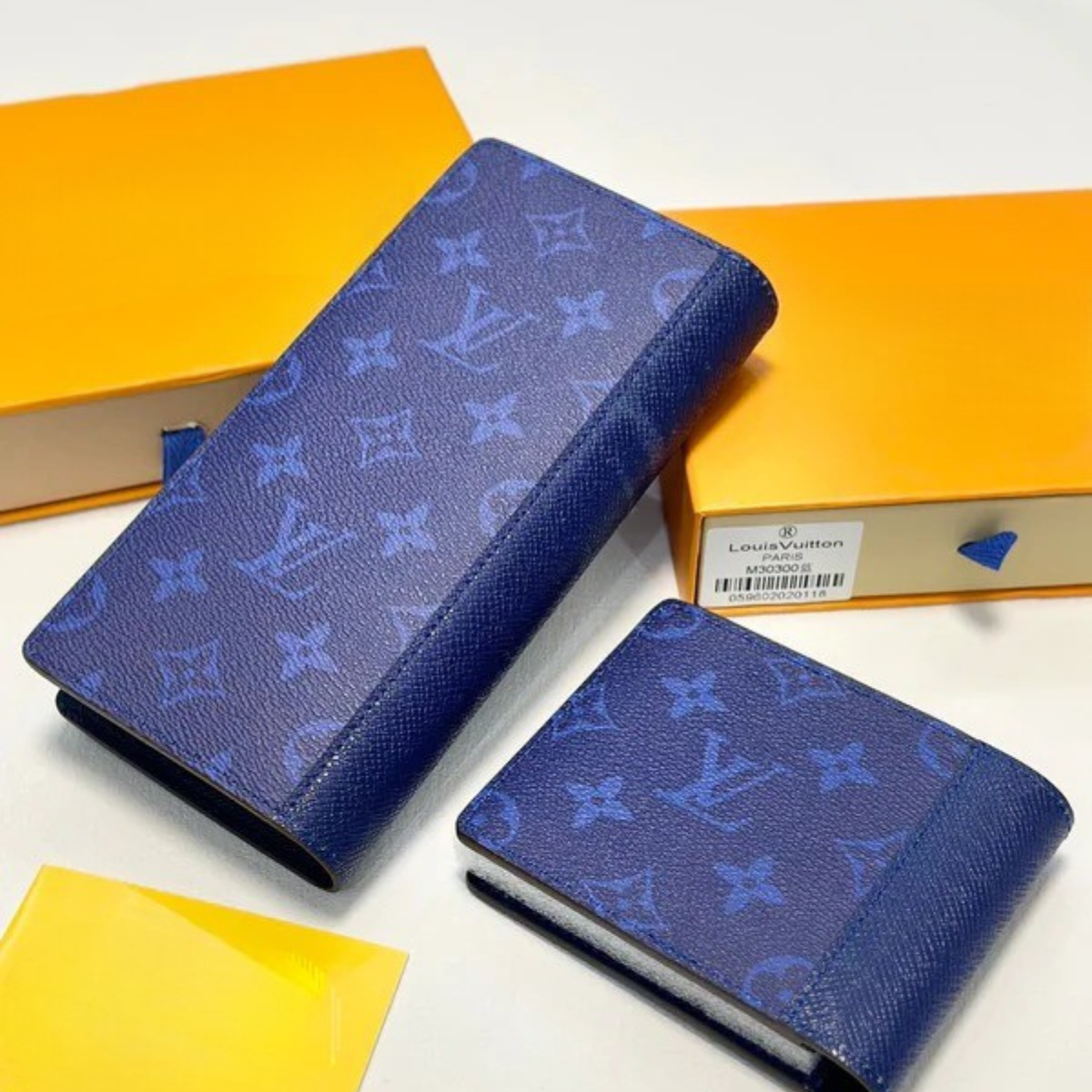 LV Blue Wallets Bag