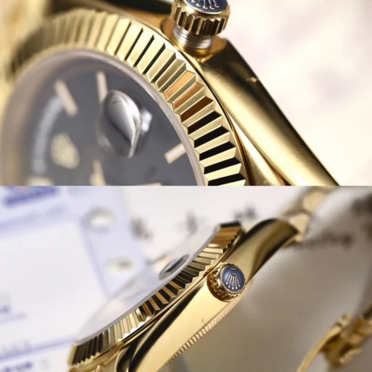 Rolex day date-chronometer-piece watch