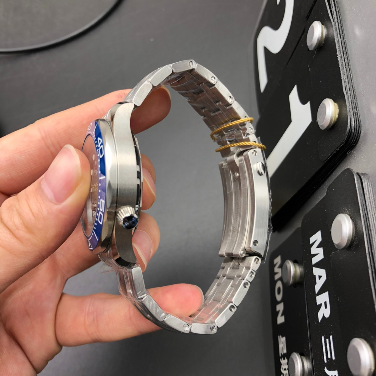 Omega Blue Seahorse 300 Watch