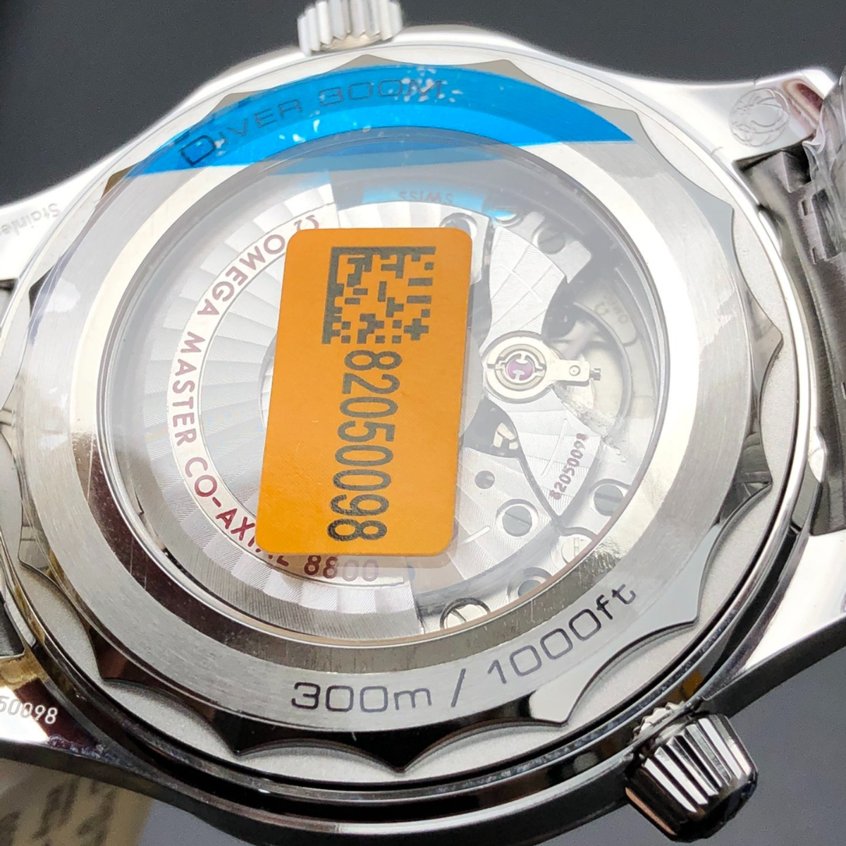 Omega Black Seahorse 300 Watch