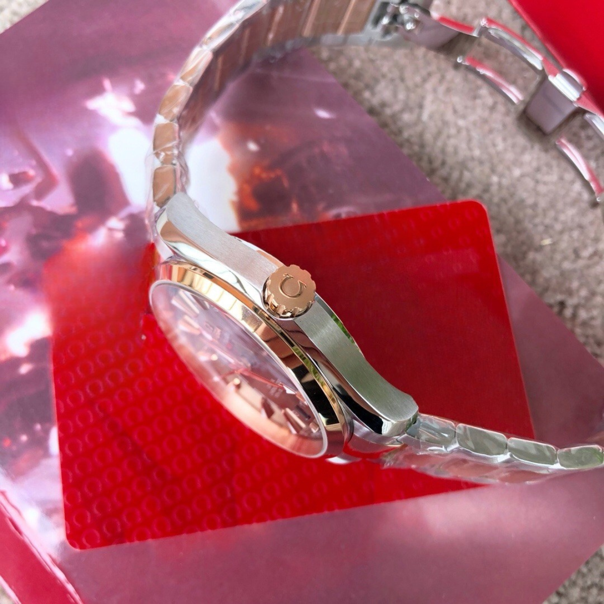 Omega Aqua Teera Gold Watch