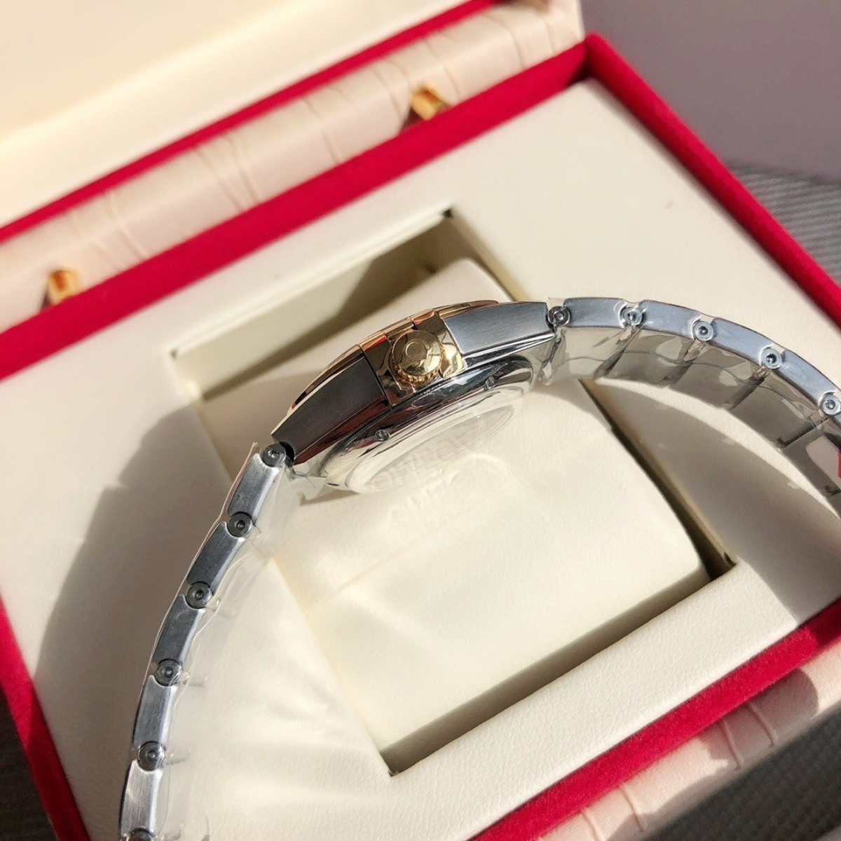 Omega Constellation Gold-Tone Stainless Steel Watch