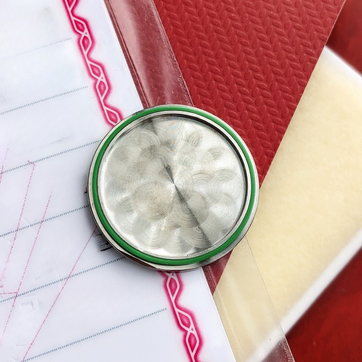 Omega Automatic Movement Leather Strap Watch