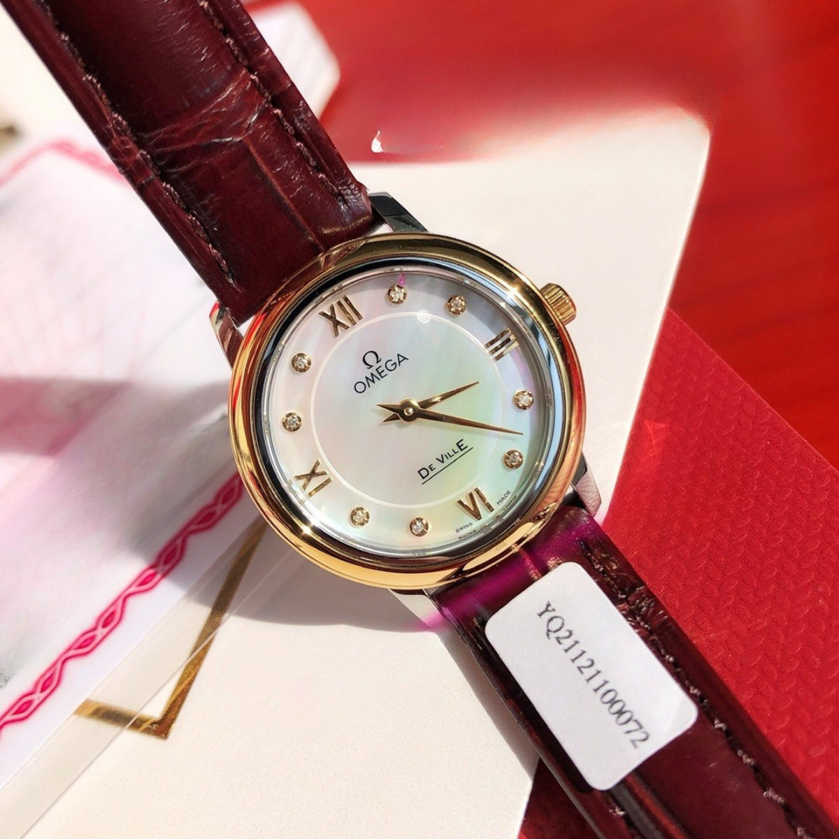 Omega De Ville Mother-of-Pearl Watch
