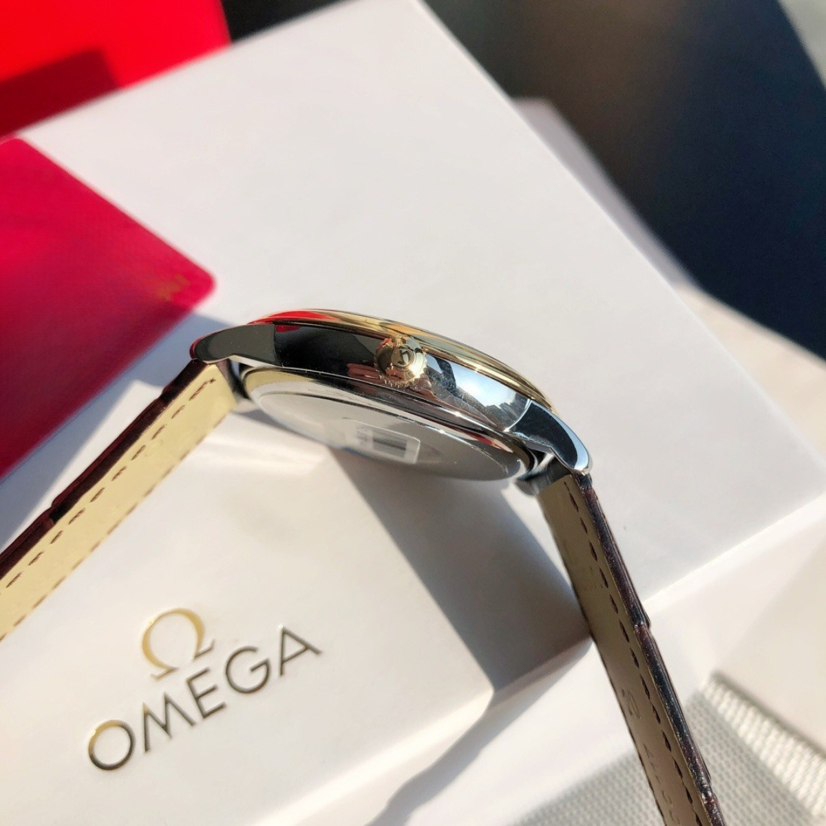 Omega De Ville Gold Dial Watch