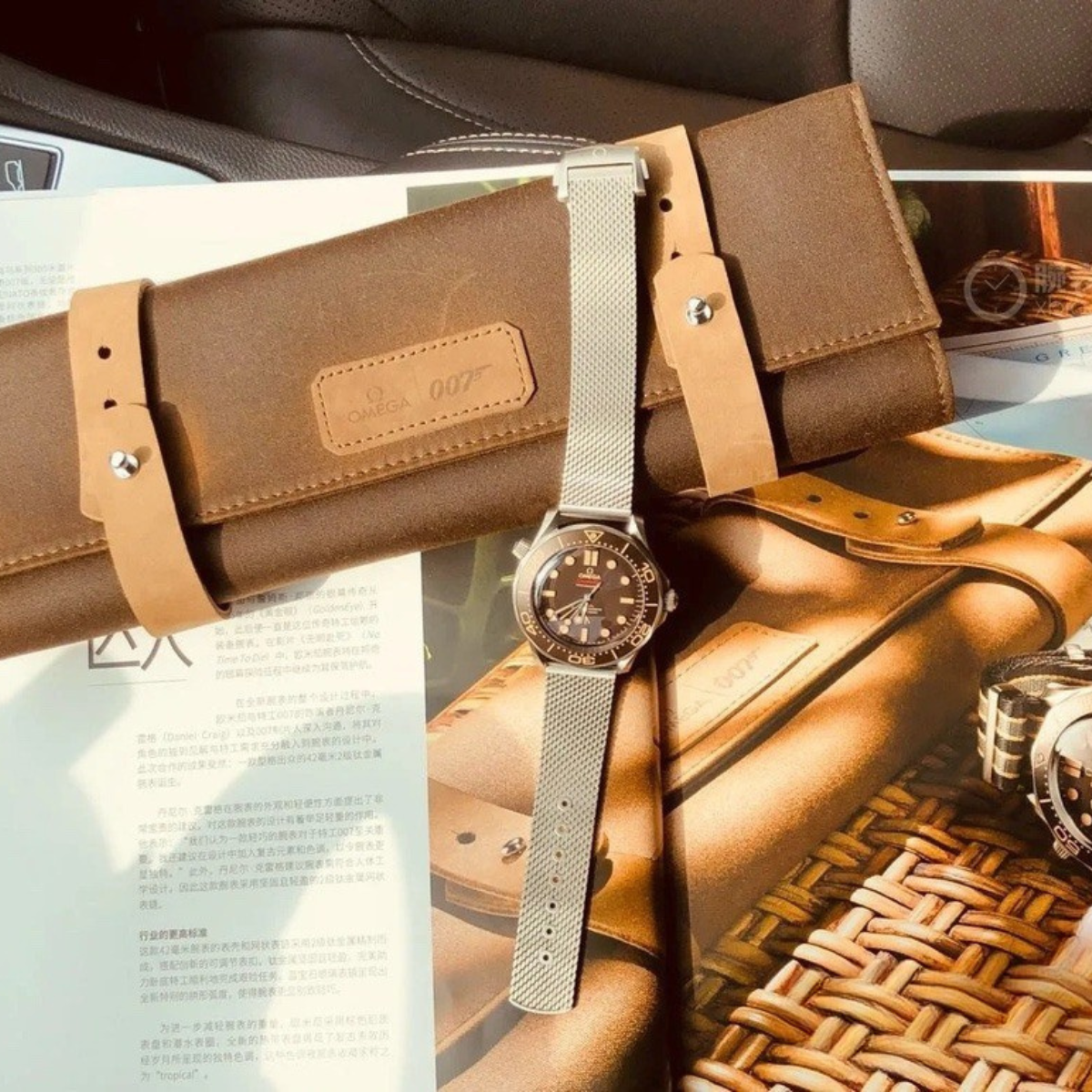 Omega Black Diver Watch