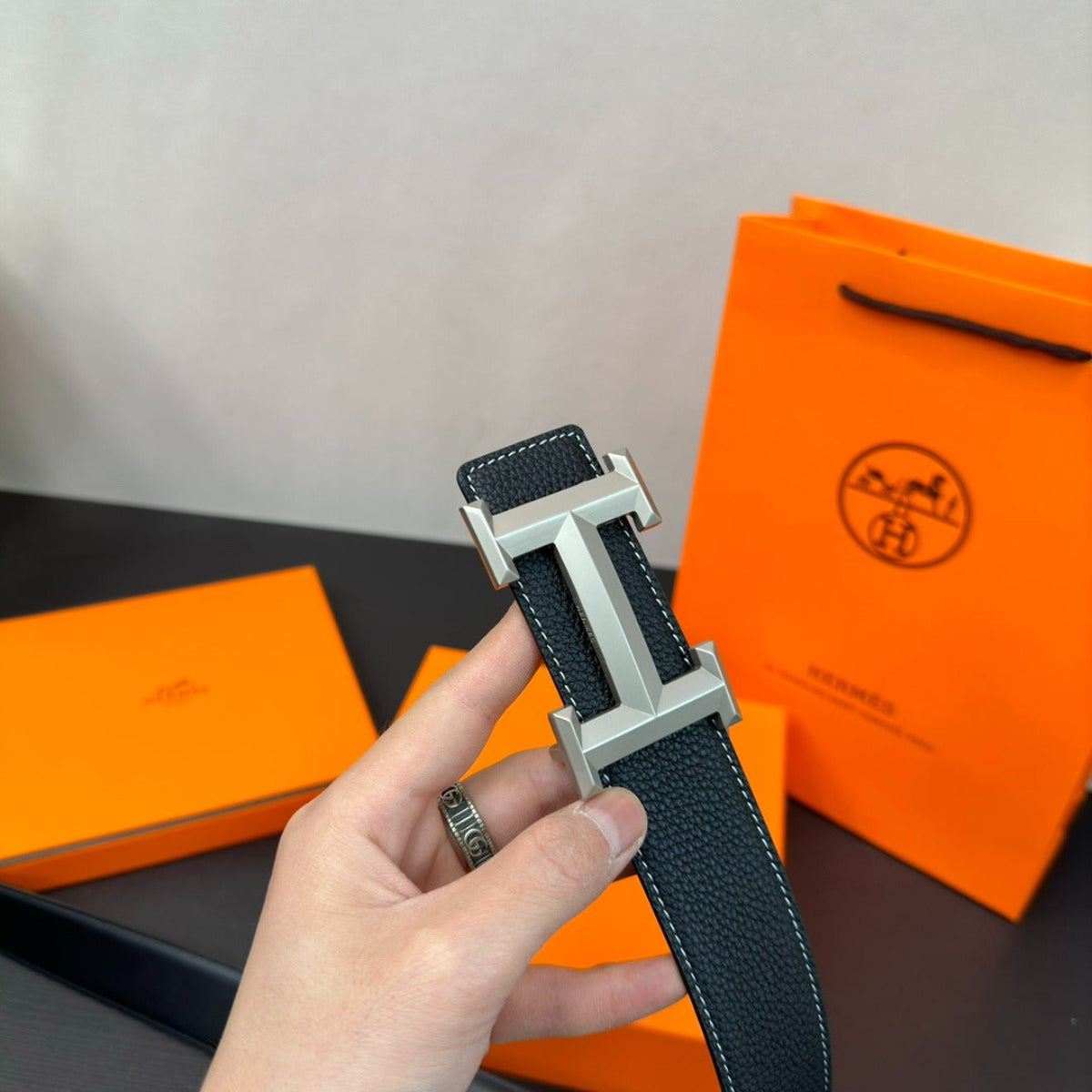 Hermès Cowhide Leather Belt