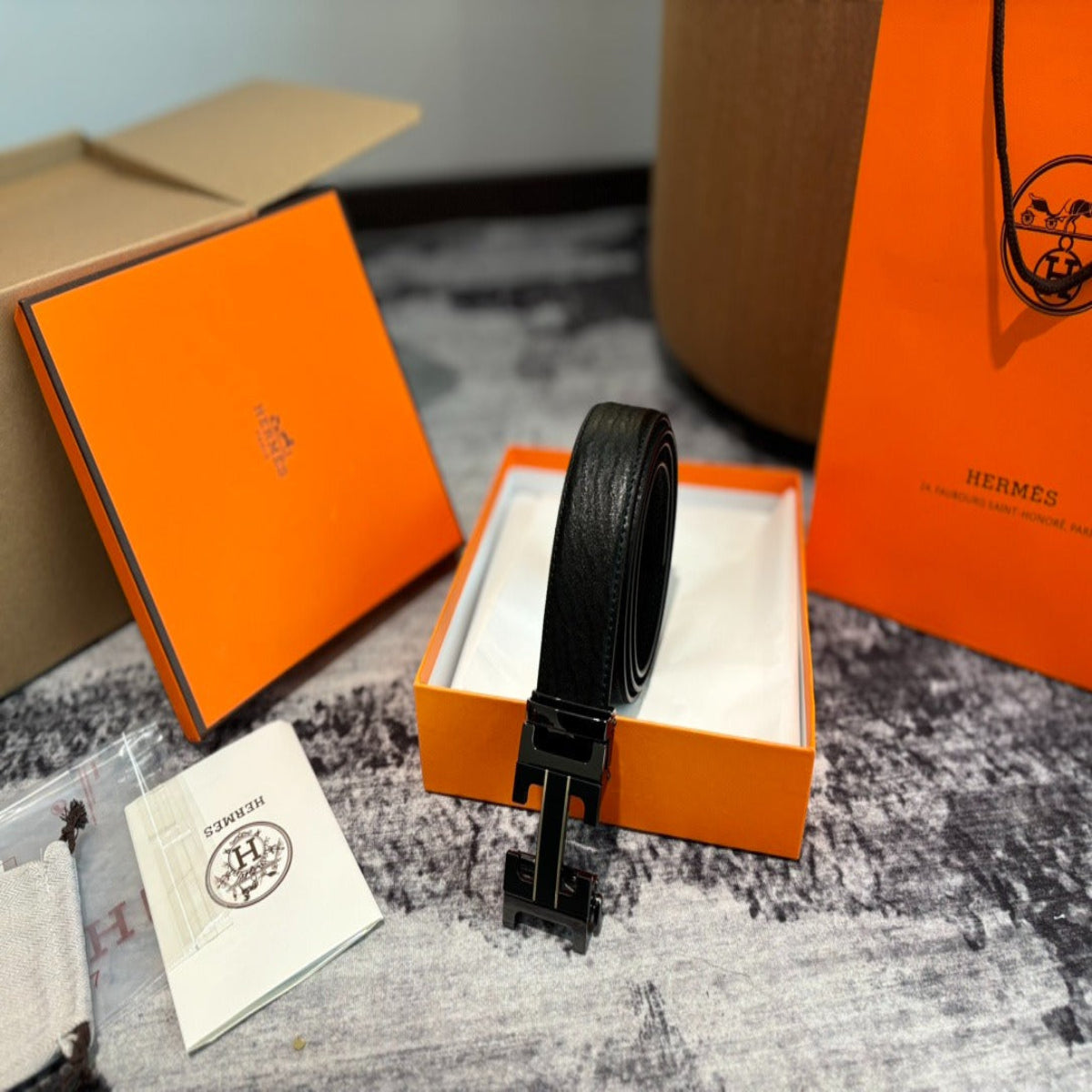 Hermès Cowhide Leather Belt