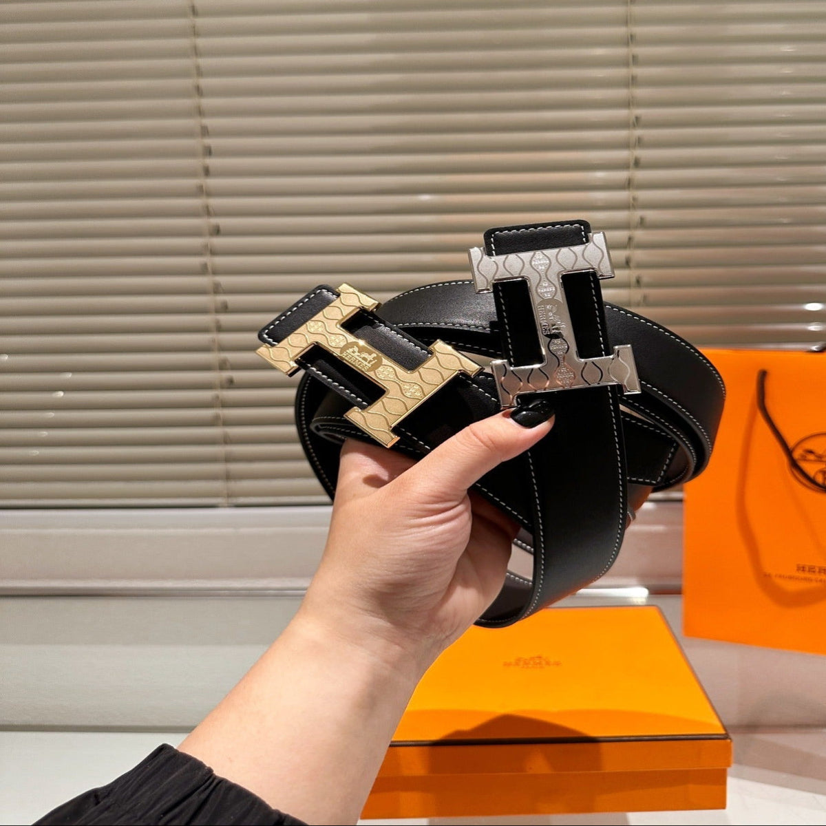 Hermes Cowhide Leather Belt