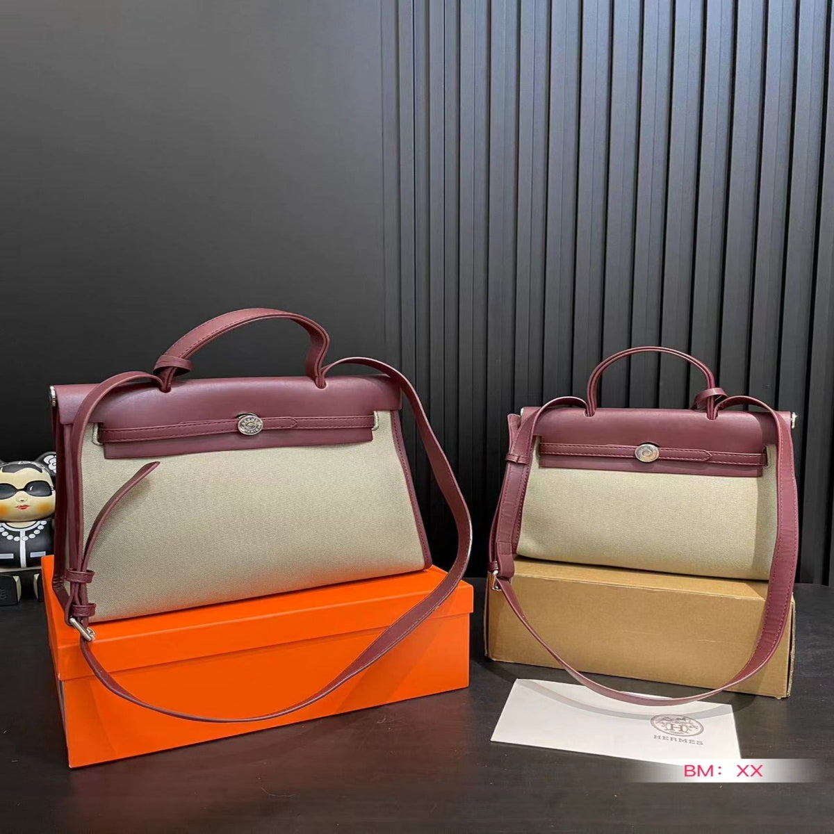 Hermès Herbag Canvas Tote Bag