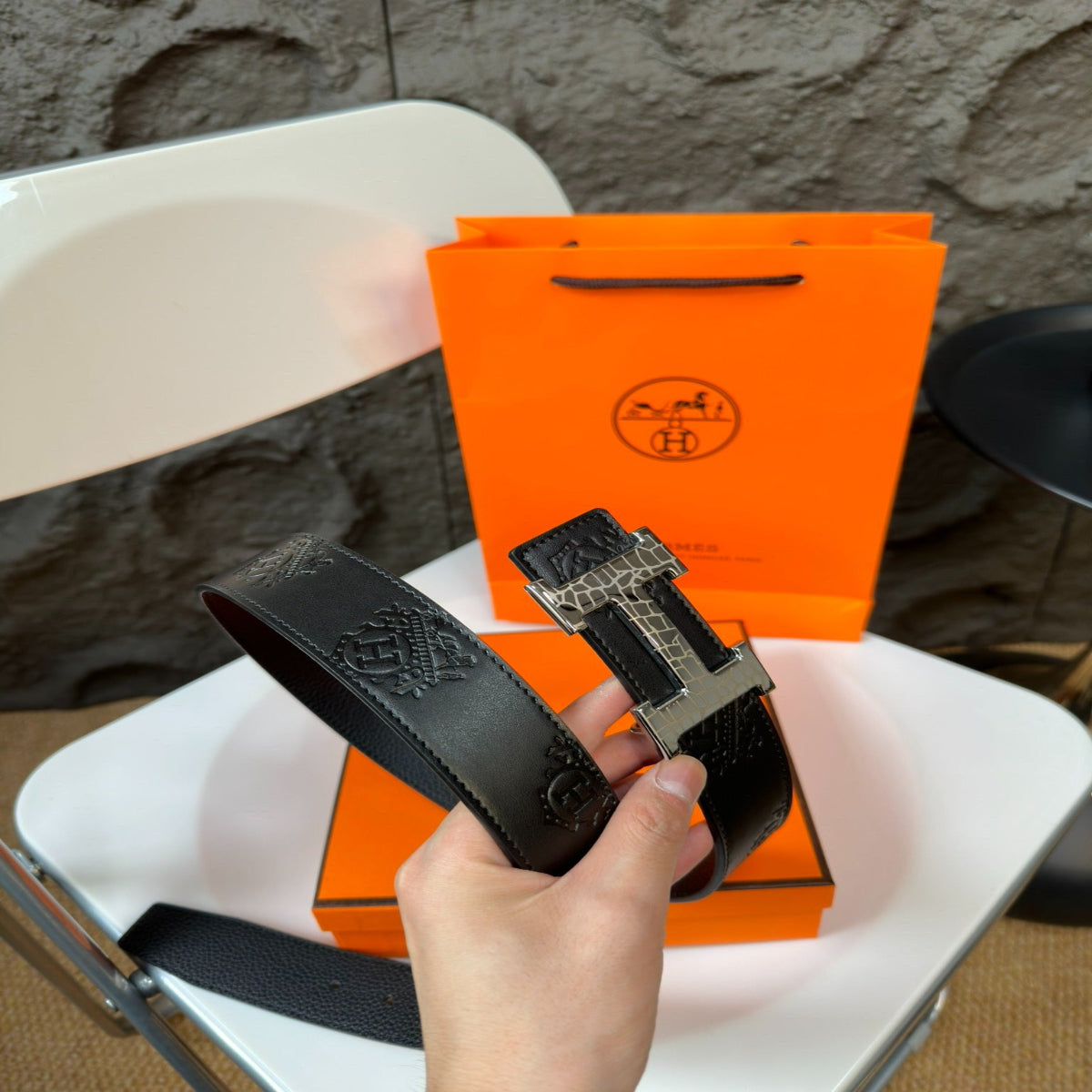 Hermès Replica Leather Belt