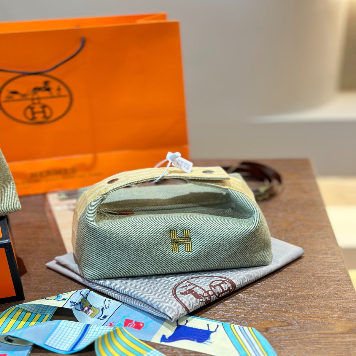 Hermès Bento Leather Bag