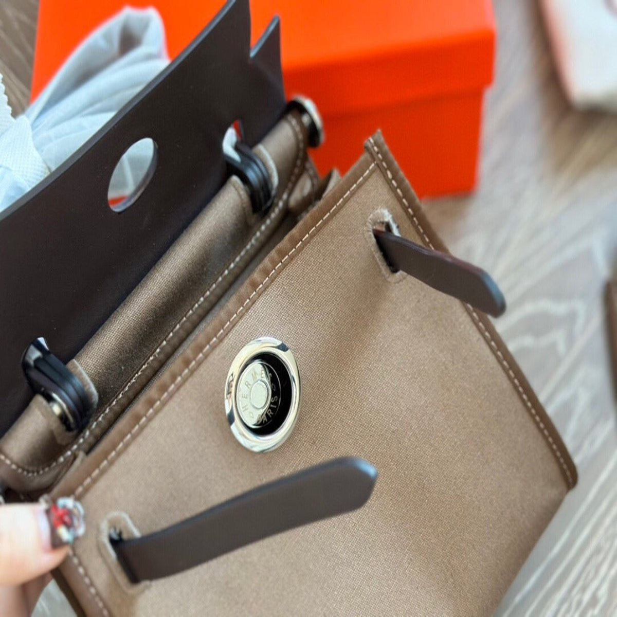 Hermès Herbag Mini Tote Bag