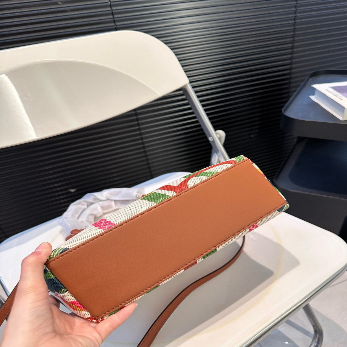 Hermes Steeple Canvas Tote Bag