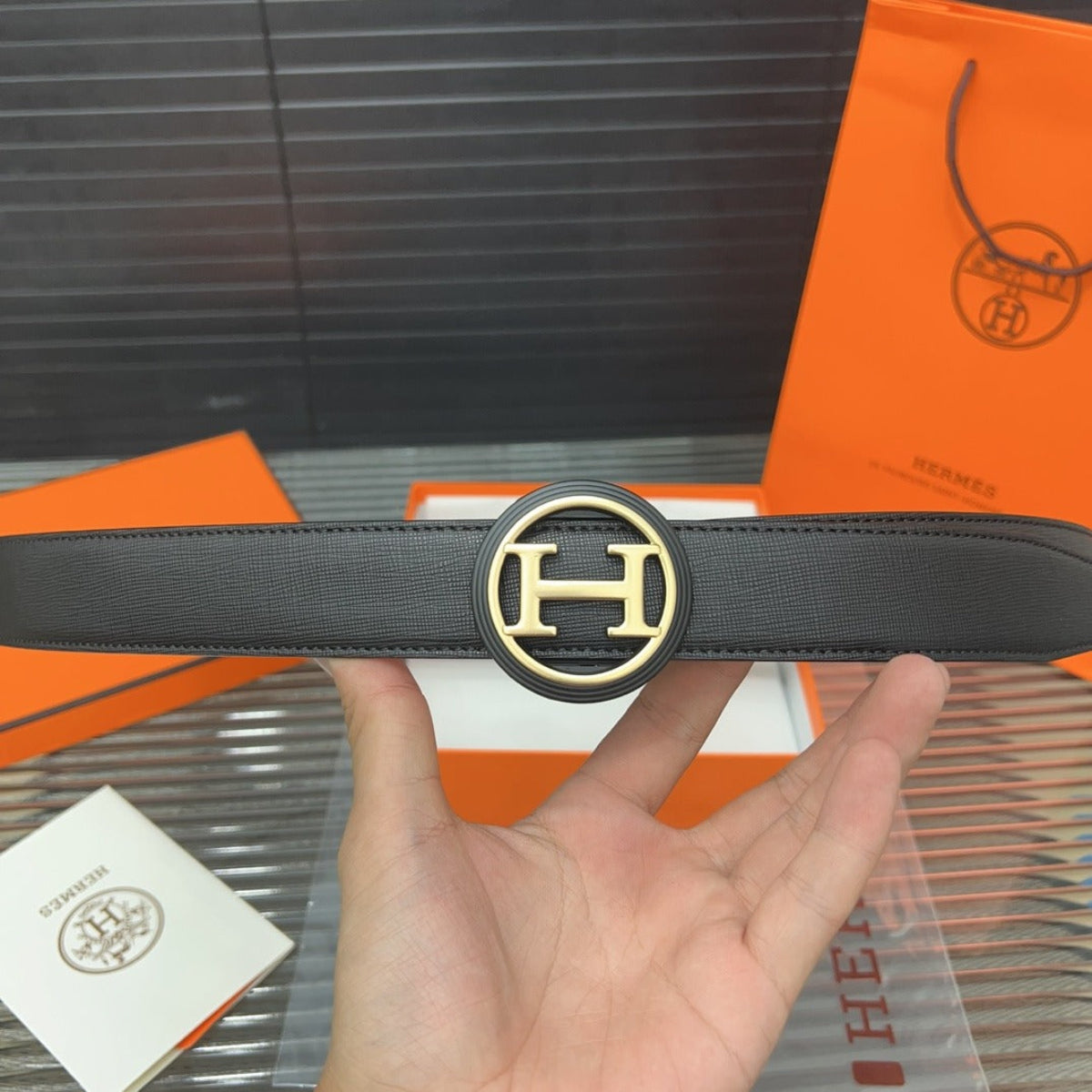 Hermès Men's Classic Cowhide Leather Belt
