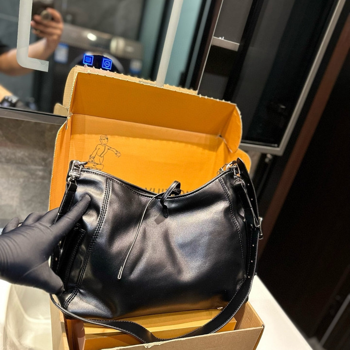 LV Denim Carryall Bag