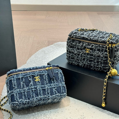 Chanel Denim Cosmetic Bag