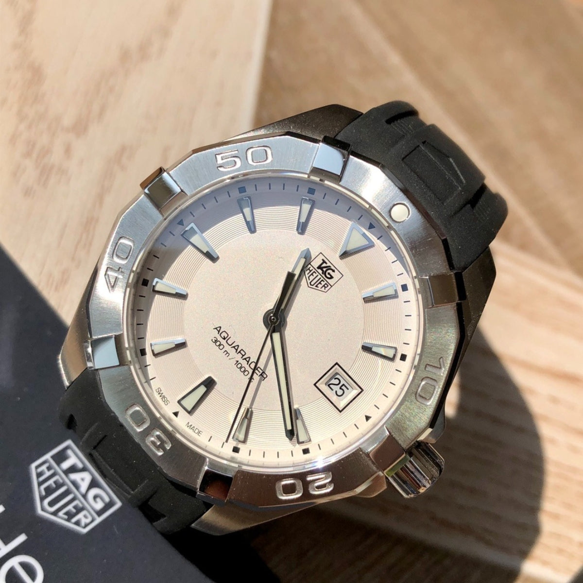 TAG Heuer Aquaracer 300M Blue & Silver Dial Watch
