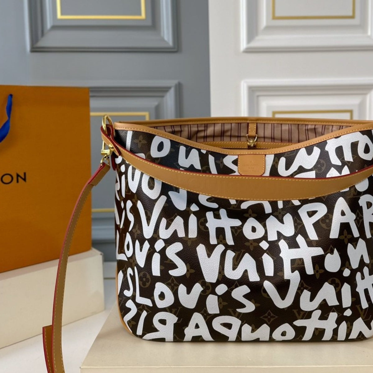 LV Graffiti Shopping Bag