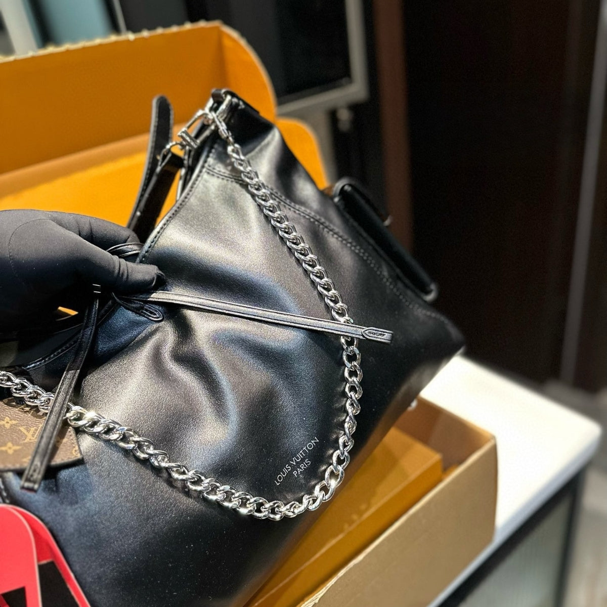 LV Denim Carryall Bag