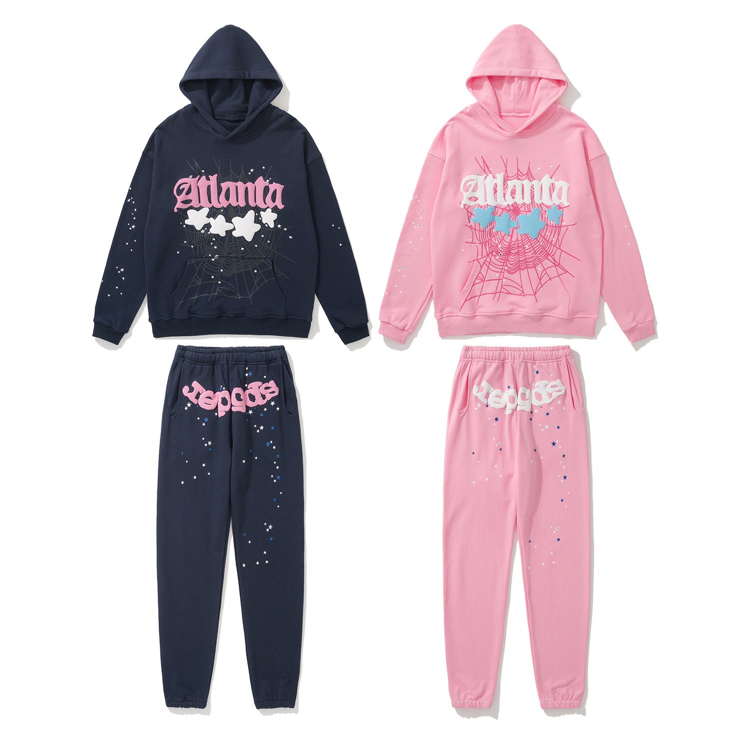 Sp5der Hoodie and Pants Set