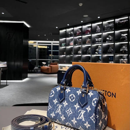 LV Denim Nano Bag