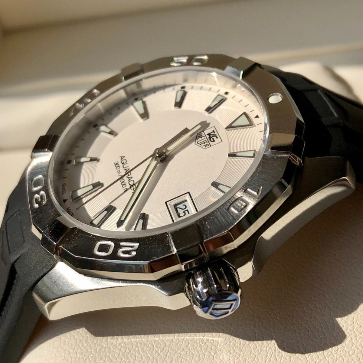 TAG Heuer Aquaracer 300M Blue & Silver Dial Watch