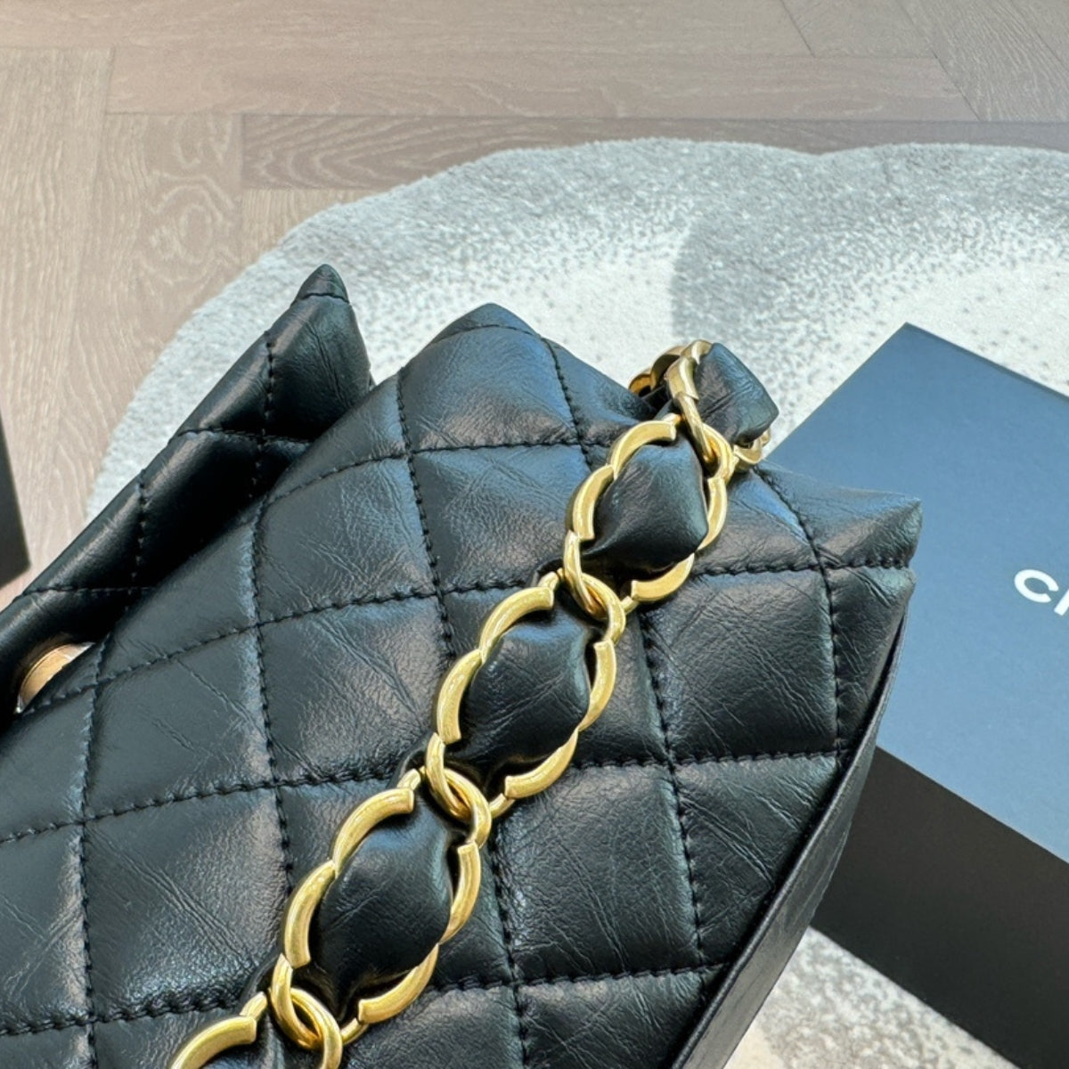 Chanel Quilted Box Bag