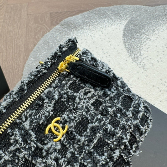 Chanel Denim Cosmetic Bag