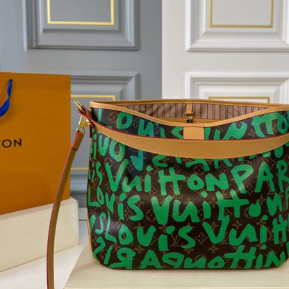 LV Graffiti Shopping Bag