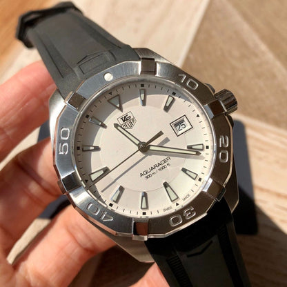 TAG Heuer Aquaracer 300M Blue & Silver Dial Watch