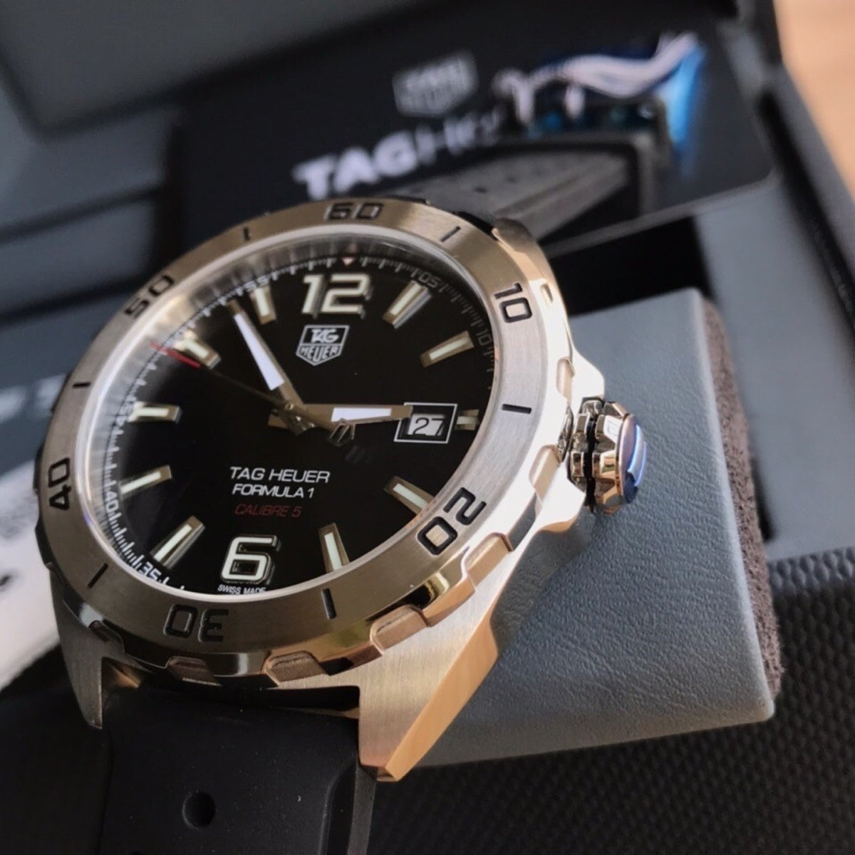 Tag Heuer Aquaracer Men's Rubber Strap Watch